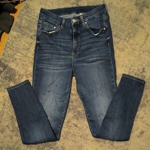 & Denim | Deep Indigo Women's Skinny Jeans